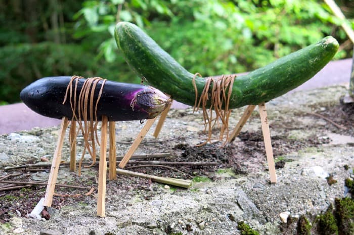 Some ghosts ride on vegetables back to the spiritual realm.