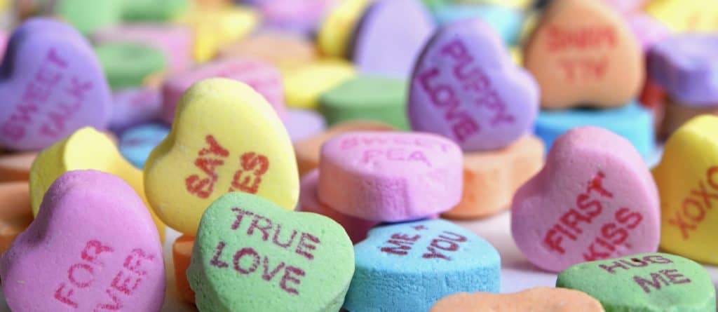 Valentines Day candies