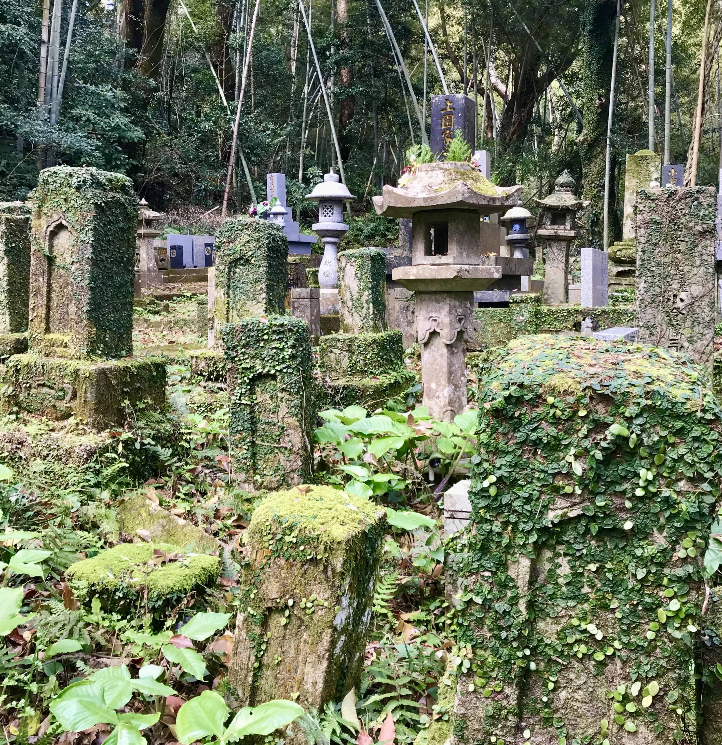 Graveyard in Japan.