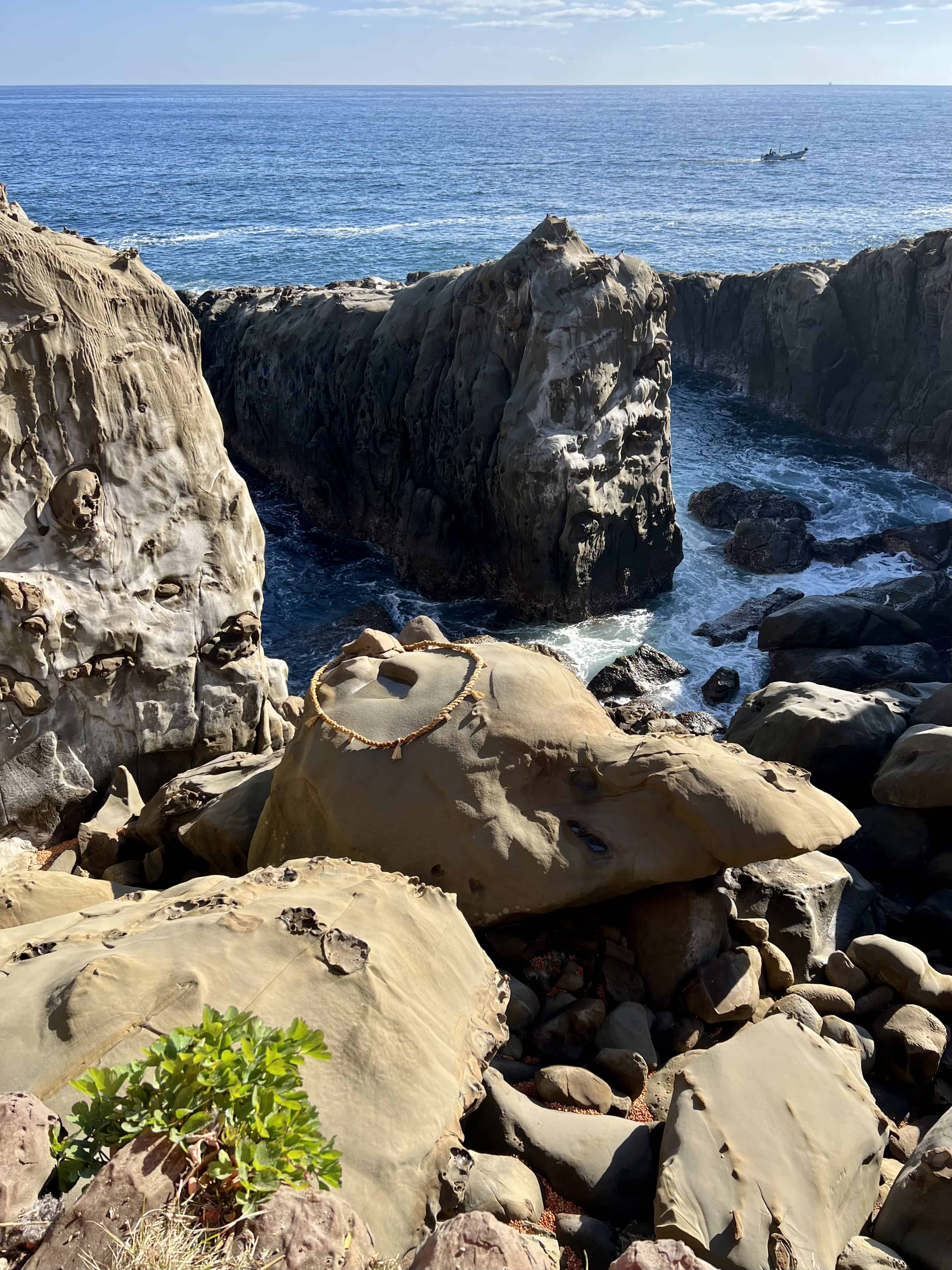 Looking down towards the sea from Udo Shrine.