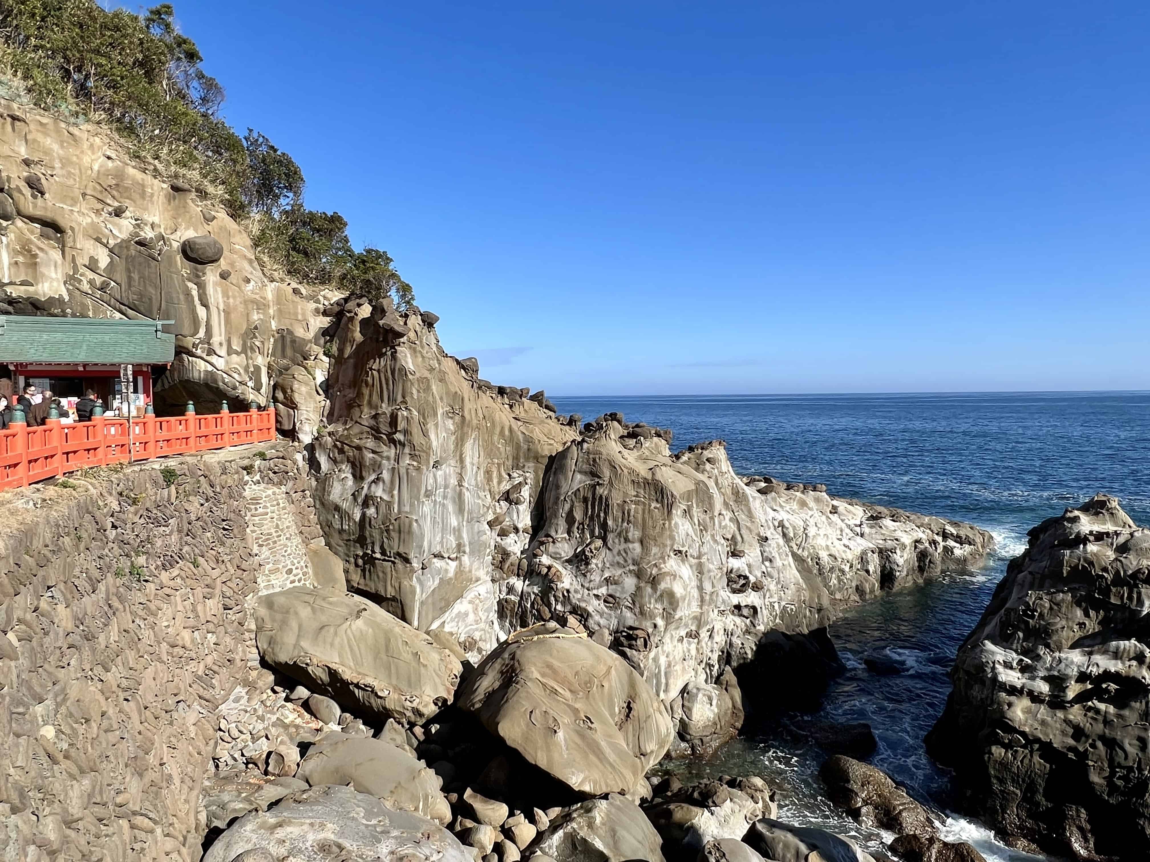 Udo Shrine, along the cliffs of southern Miyazaki.