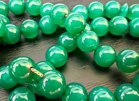 Jade beads