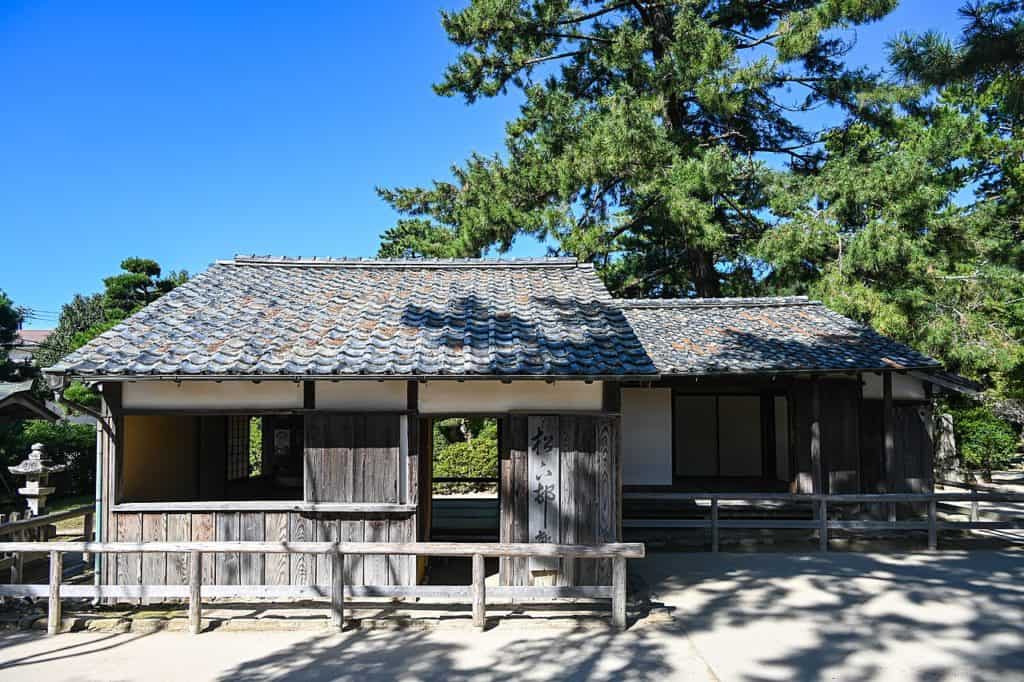 Yoshida Shoin's old wooden school in Hagi.