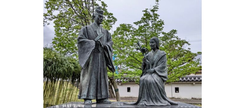 Hosokawa Gracia and her husband, Tadaoki.